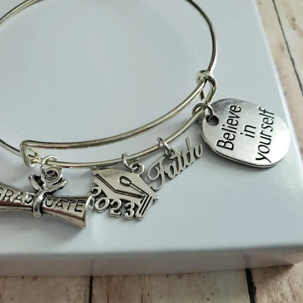 Class of 2023 Graduation Charm Bracelet